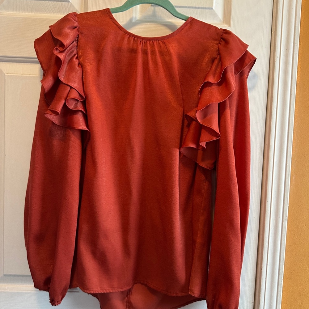 Elegant Ruffled Blouse
